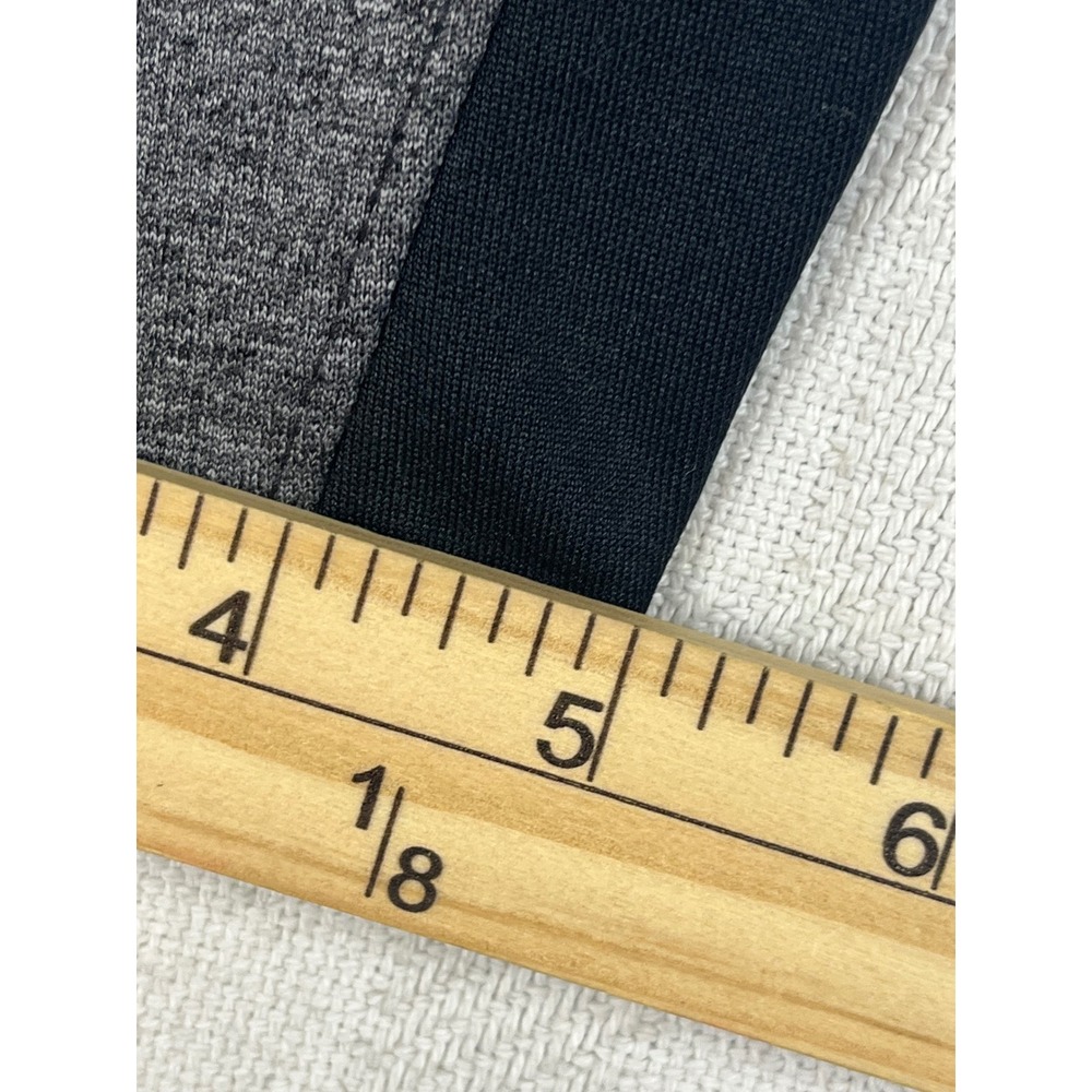 Columbia Mens XXL Gray Black Colorblock Half Zip Pullover Performance Shirt - Picture 9 of 10